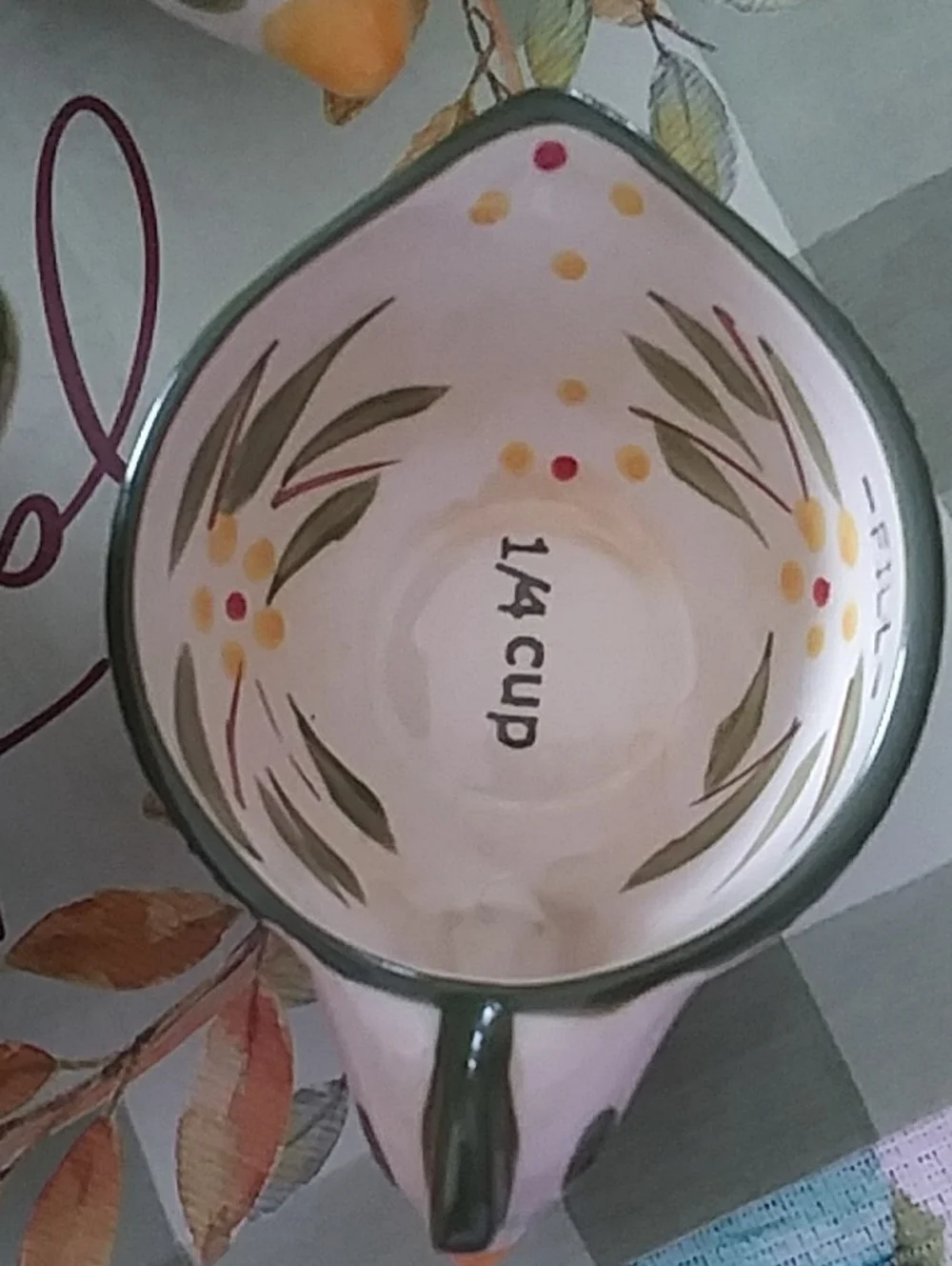 Temptations Old World Green Set Of Measuring Cups